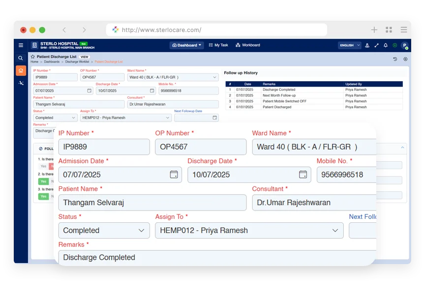 Automated follow-up scheduling