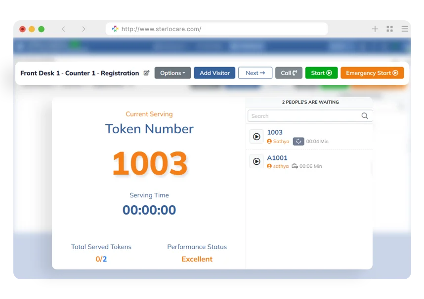 Digital Token & Queue Management